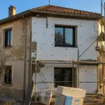Rehabilitación energética de una casa antigua en el Vallès Occidental con aislamiento de fachada por el exterior y ventanas nuevas de altas prestaciones
